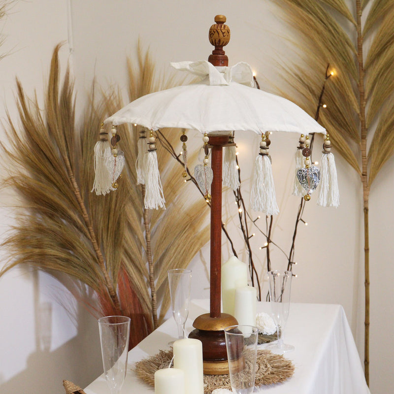 Sombrilla Bali Home Decor - Lona - Natural - 40cm