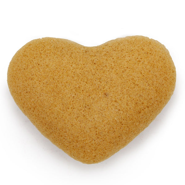 Esponja konjac corazón melocotón