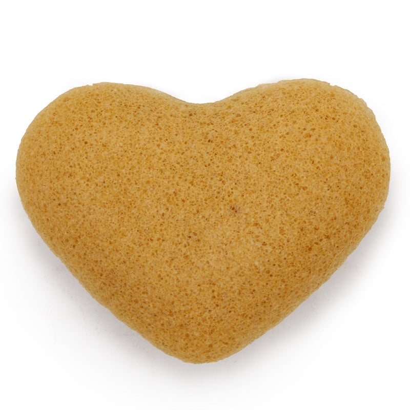 Esponja konjac corazón melocotón