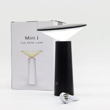 Lámpara táctil - Champiñón negro ajustable - luz con patrón USB (C) - Recargable (2000 vatios)
