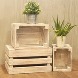 Caja de frutas set de 3 - Blanco