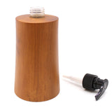Dispensador de jabón de madera de teca natural - Taper