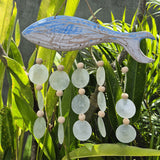 Talla de Pez en Azul Lavado y Gota Natural