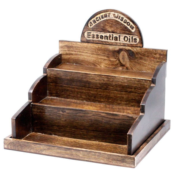 Expositor Madera aceite esencial / fragancia