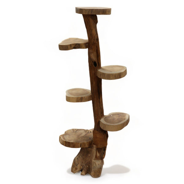 Teca natural 6 estanteria 120cm altura