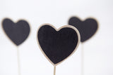 Mini pizarra Corazón en pie
