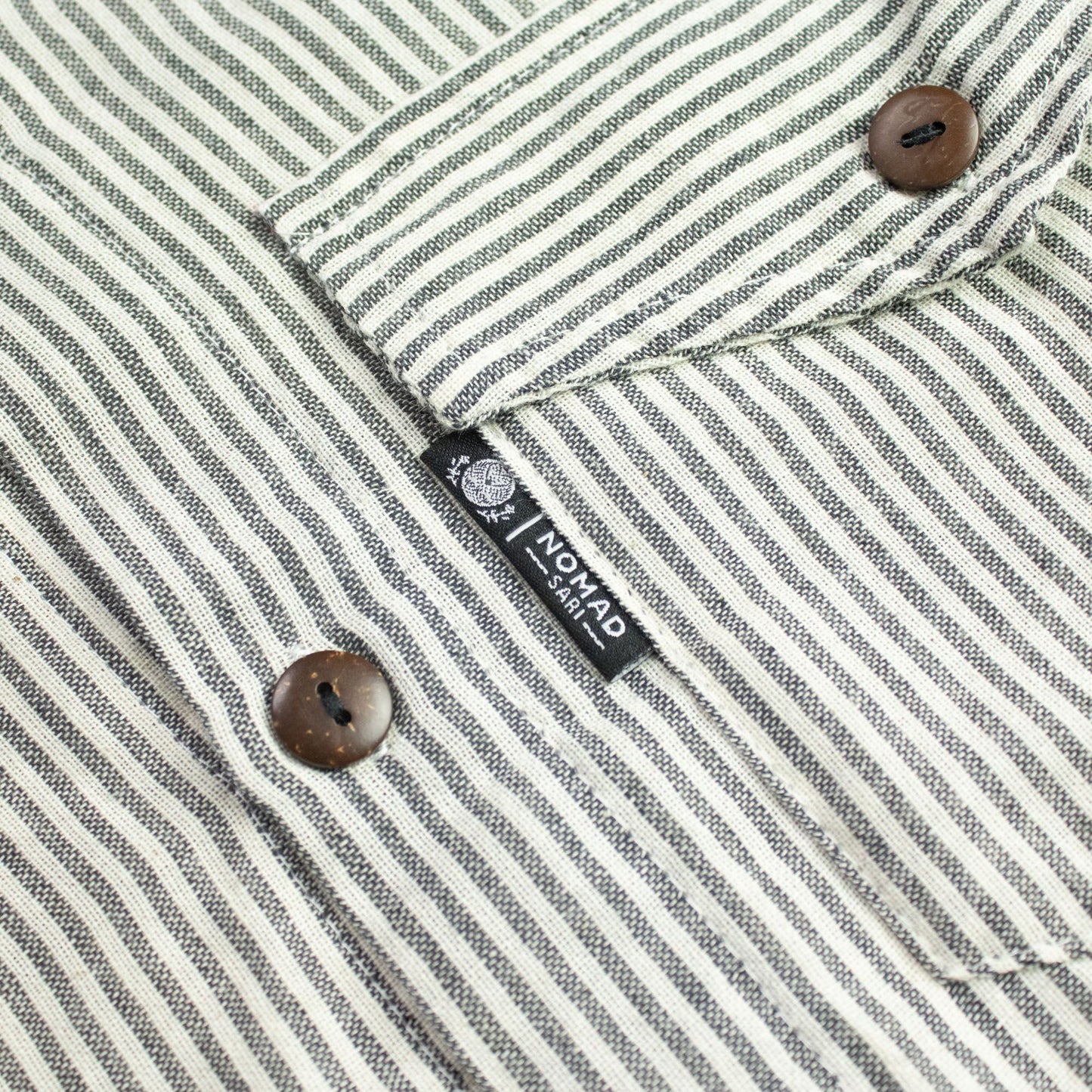Nomad Sari Camisa de Abuelo - Gris Piedra - Grande