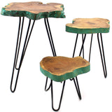Juego de 3 maceteros de madera Gamell - Greenwash