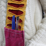 Bolso Étnico Estilo Hippie - Púrpura / espiral