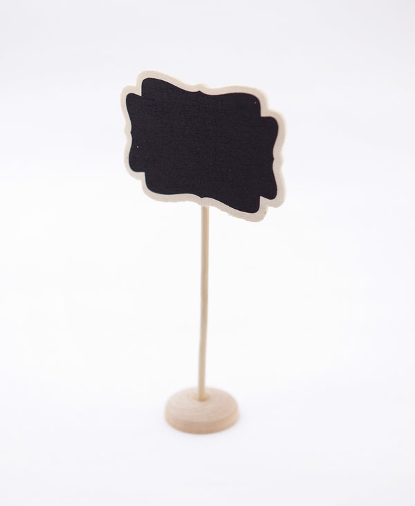 Mini pizarra en forma de soporte