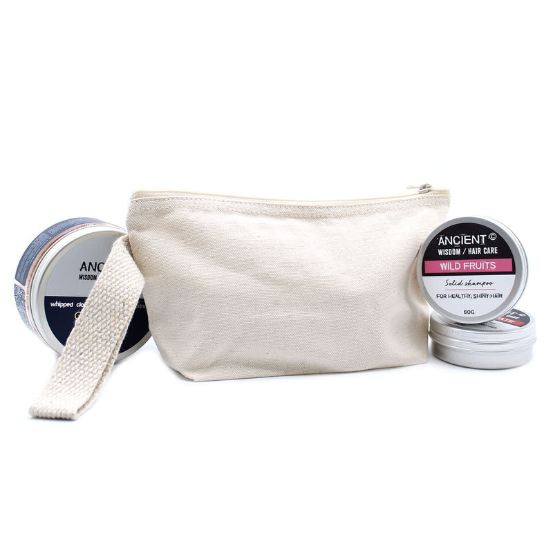 Neceser Algodón Natural  10 oz - bolso de mano