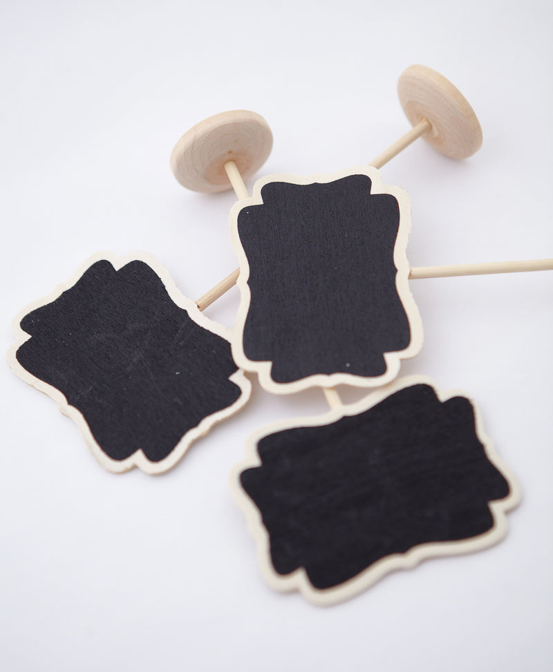 Mini pizarra en forma de soporte
