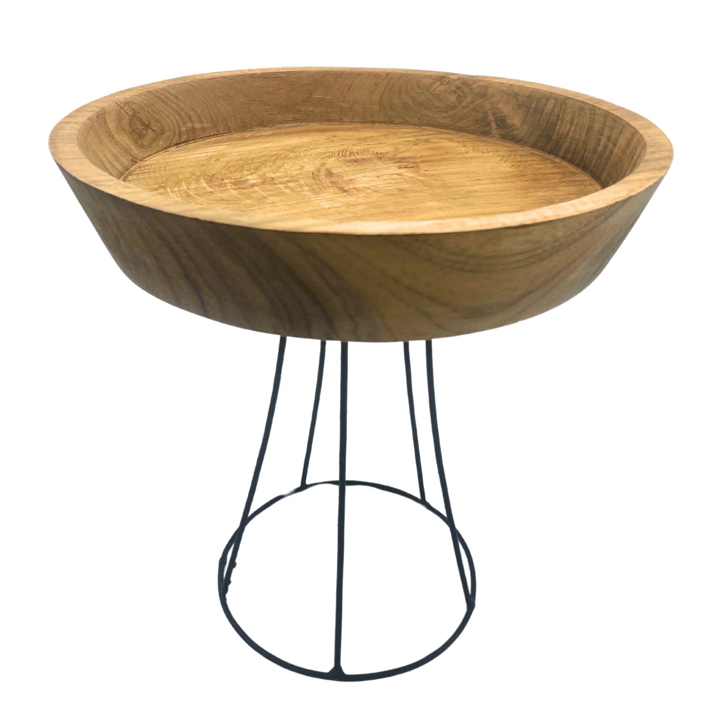 Elevated Teak Bowl 25cm