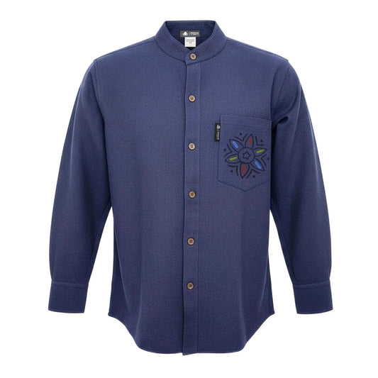 Nomad Sari Kathmandu camisa - índigo - grande