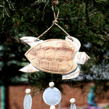Talla de Tortuga en Blanco Lavado y Gota Natural