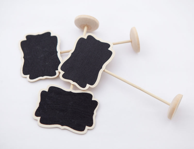 Mini pizarra en forma de soporte