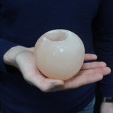 Portavelas en forma de manzana