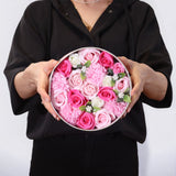 Caja Redonda - Baby Blessings - Rosas