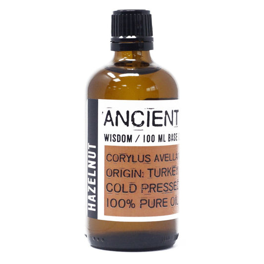 Aceite de avellana 100% puro, botellas de vidrio ámbar de 100 ml, estilo vintage, prensado en frío.