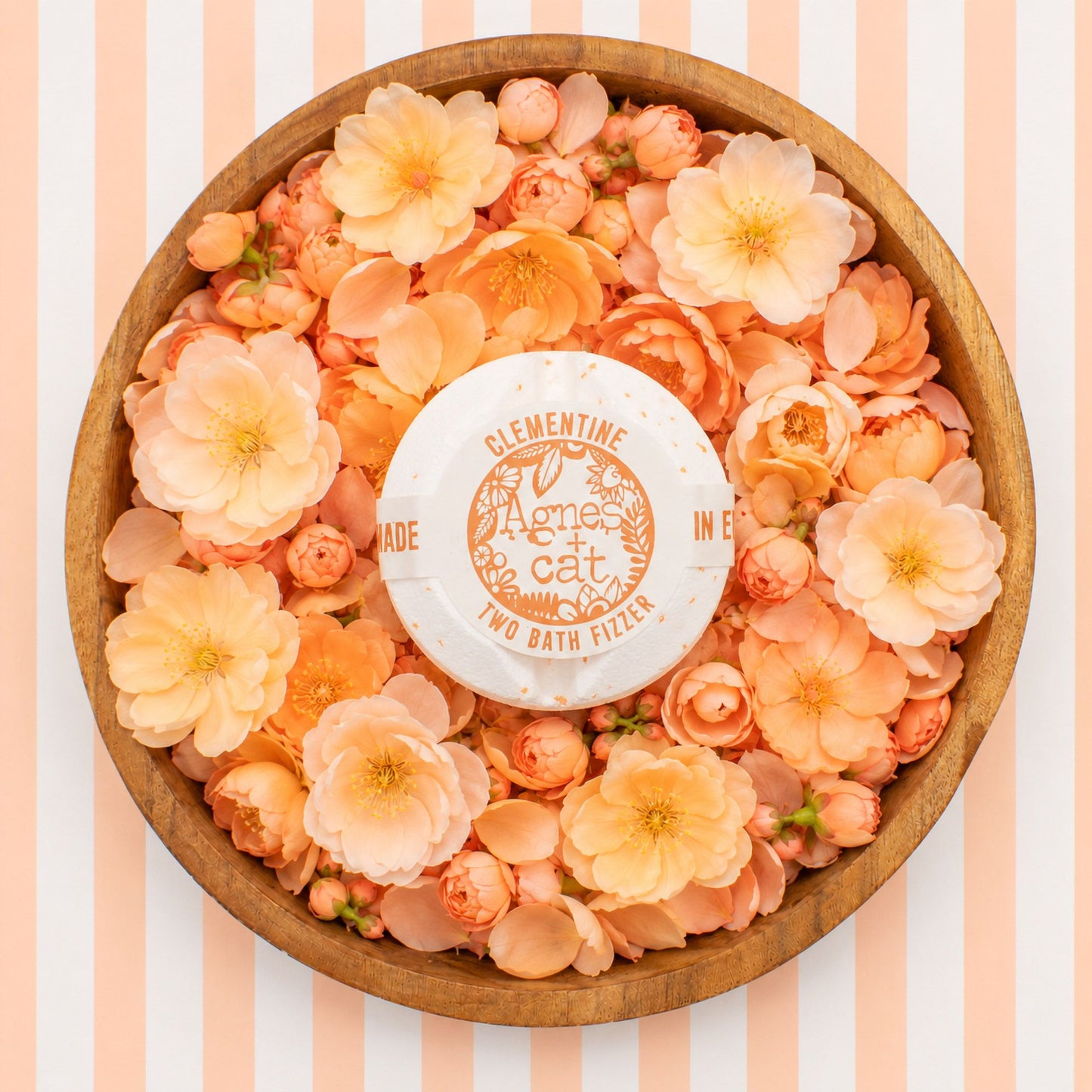 Conjunto de regalo de bombas de baño floral y cítricas de Agnes + Cat