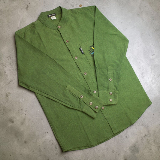Nomad Sari Kathmandu Camisa - Verde Bosque - XXL