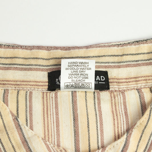 Nomad Sari Grandad Shirt - Marrón Beige - Grande