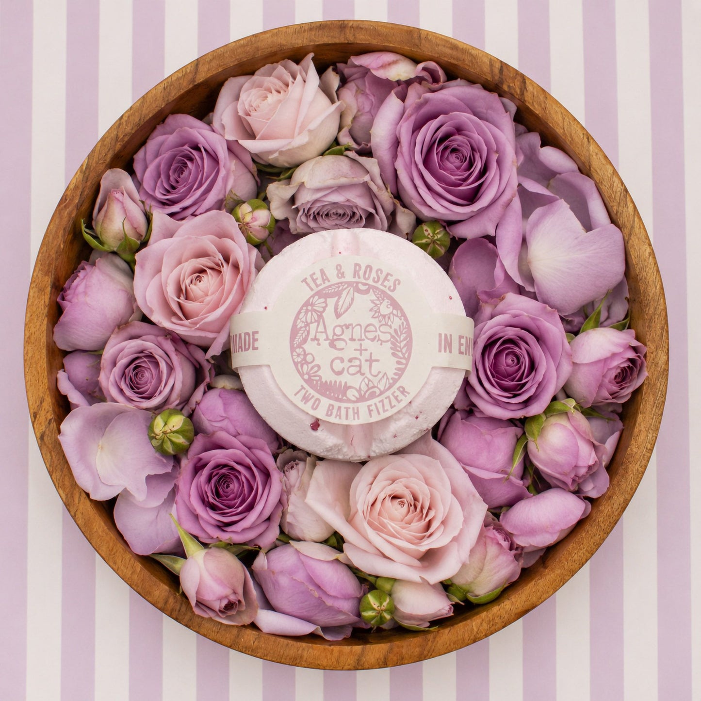 Conjunto de regalo de bombas de baño floral y cítricas de Agnes + Cat