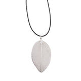 Collar - Hoja de valor - Plata
