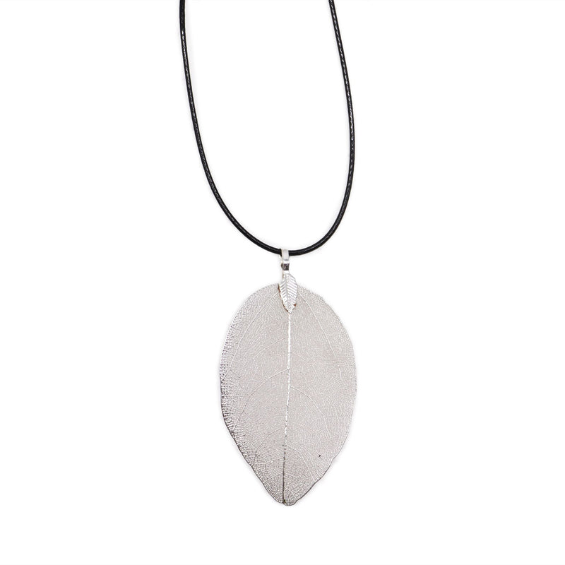 Collar - Hoja de valor - Plata