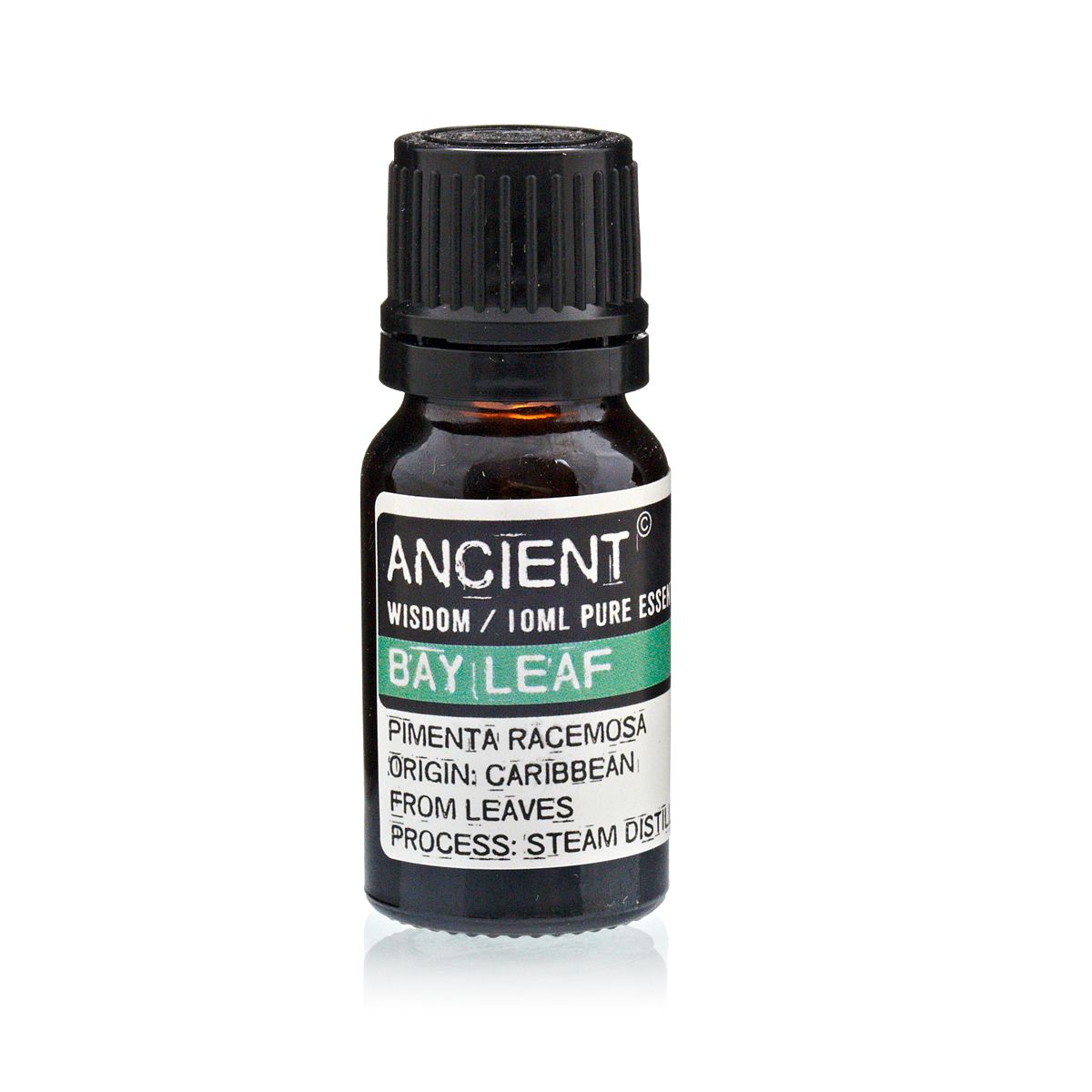 Aceite esencial de laurel, 10ml, botellas de vidrio ámbar, extracto puro, origen del Caribe.