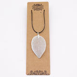 Collar - Hoja de valor - Plata