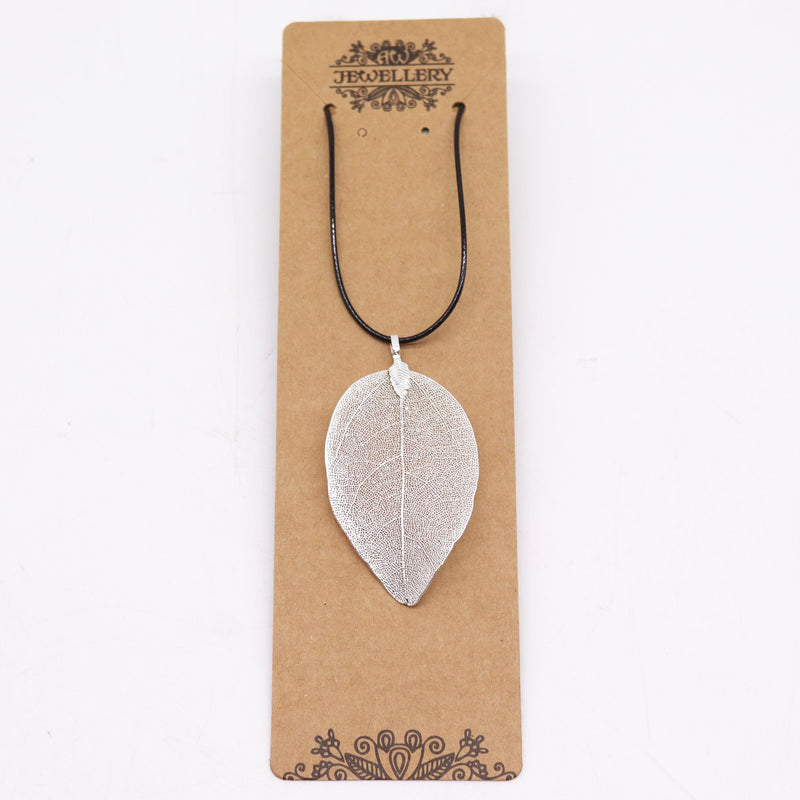Collar - Hoja de valor - Plata