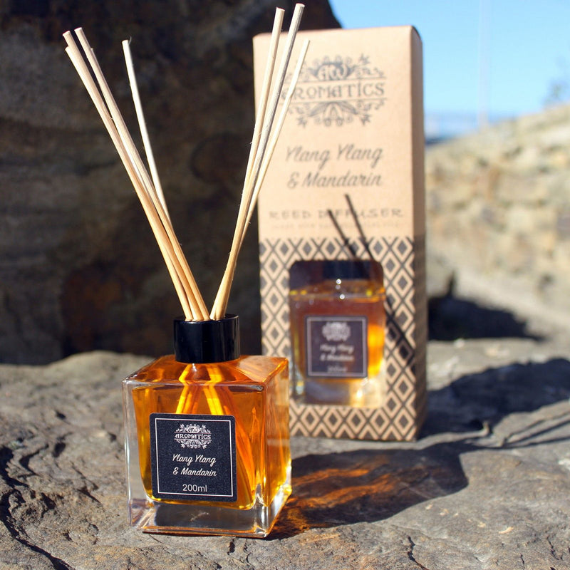Difusor de Varillas con Aceites Esenciales - Menta y incienso