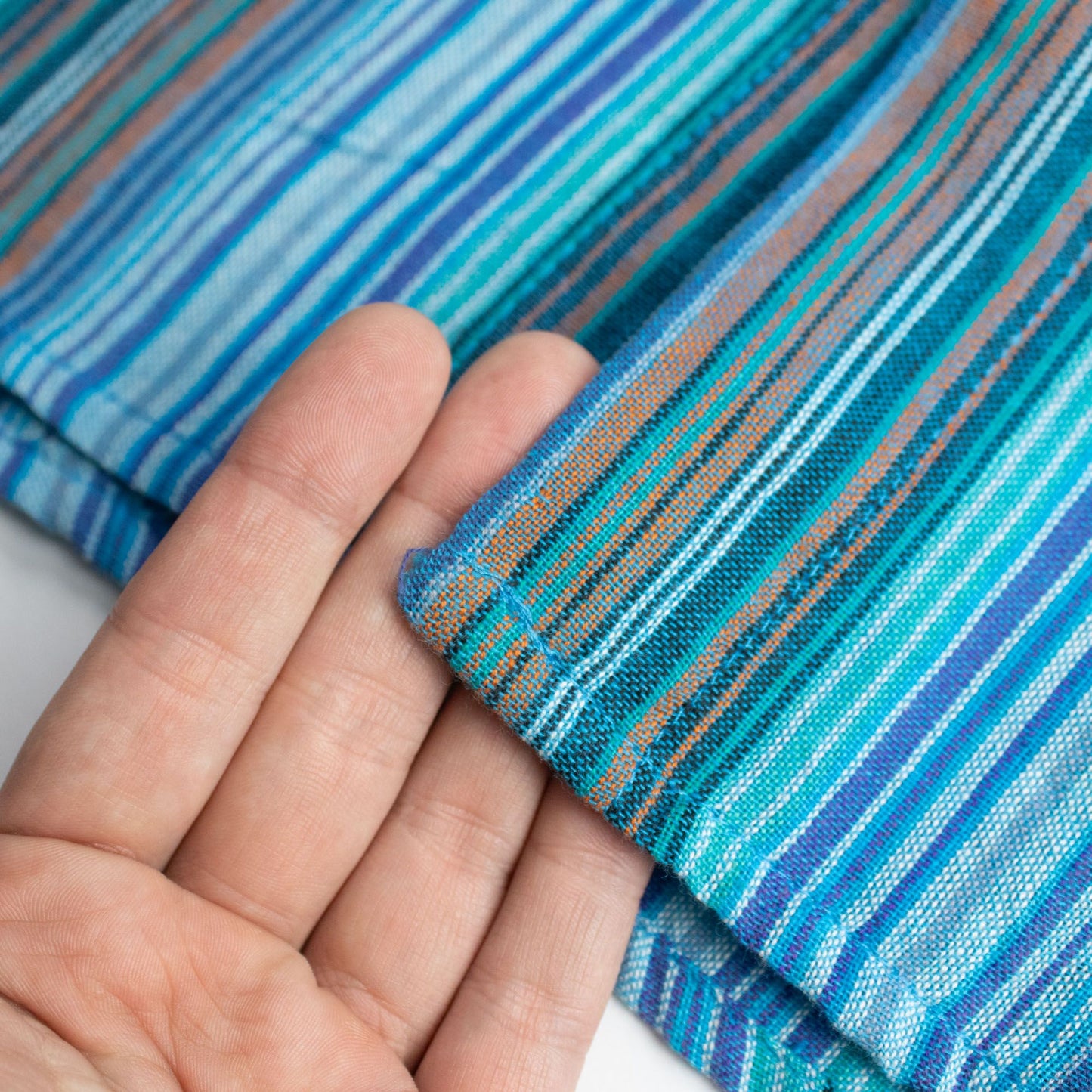 Nomad Sari Grandad Shirt - Turquesa - Mediano