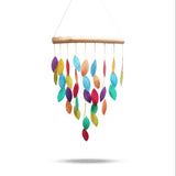 Carrillón de Madera - Hojas Arco Iris