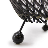 Lámparas de mesa de ratán - negras