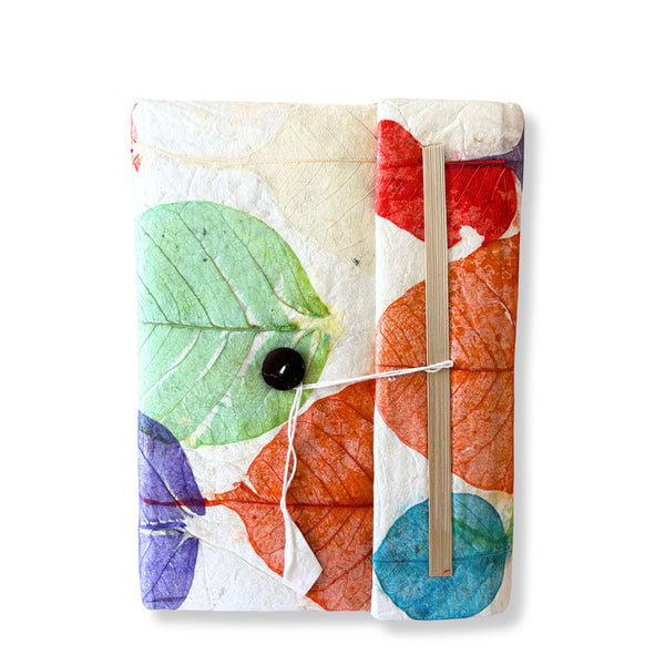 Lrg Lokta Colorful Leafs Lrg (21x15cm) - 45 hojas