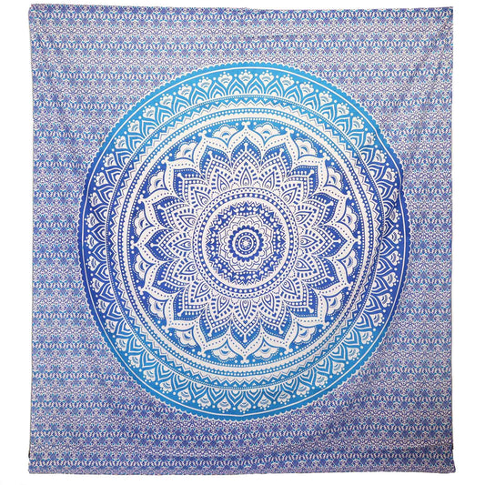 Tapiz  Pared / Pareo - Mandala - Azul