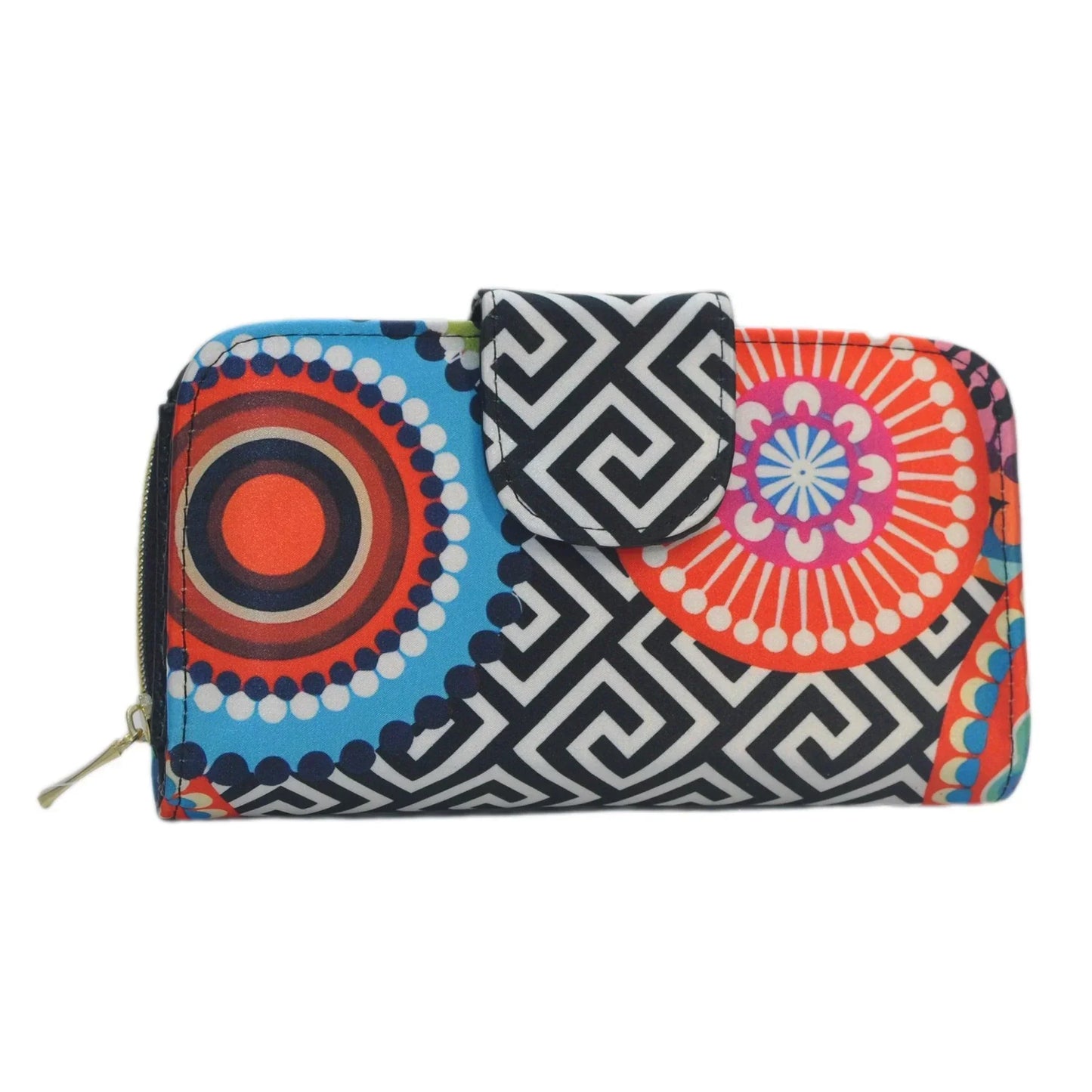 Billetera de mujer grande Colette Círculos | CHULA Tulum