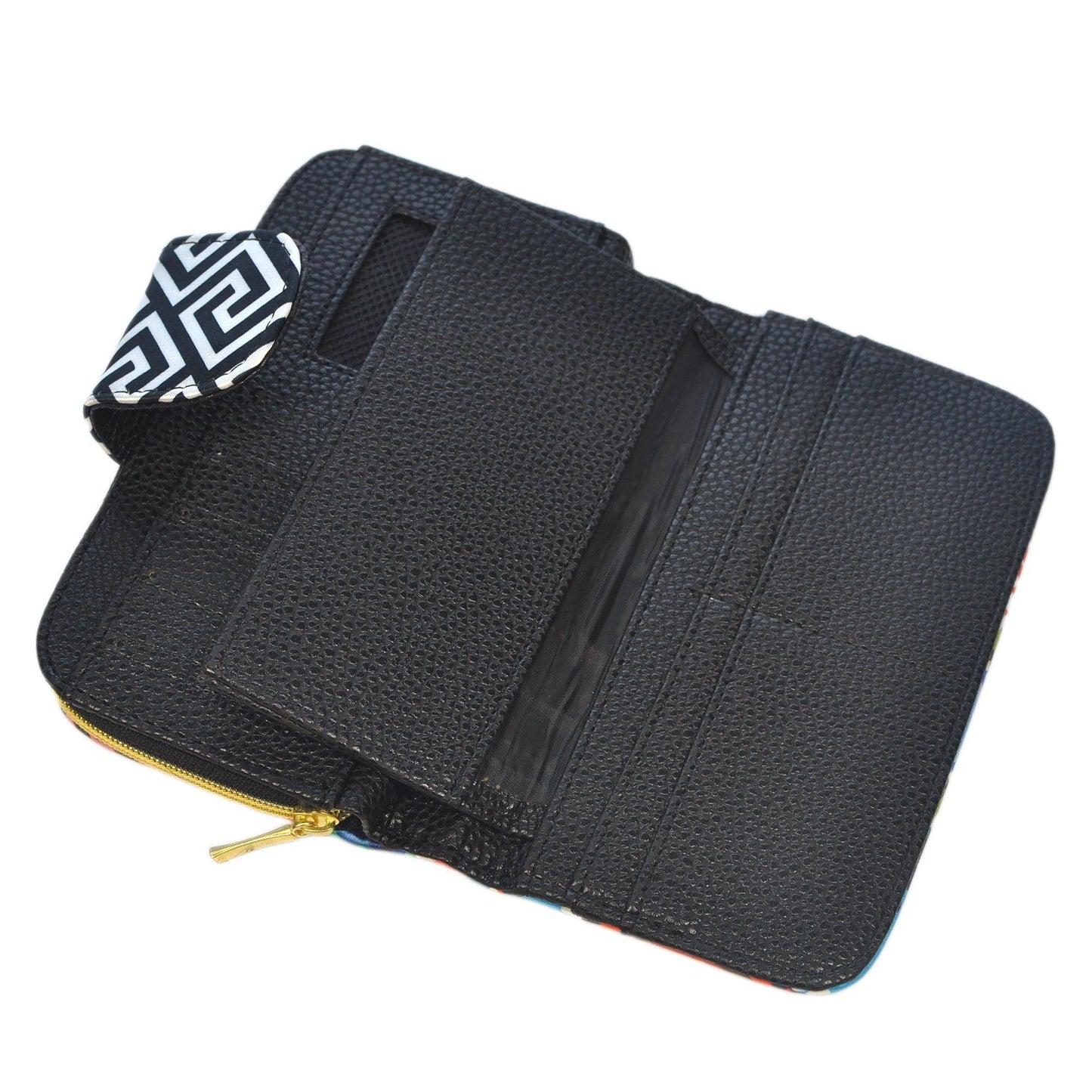 Billetera de mujer grande Colette Círculos | CHULA Tulum