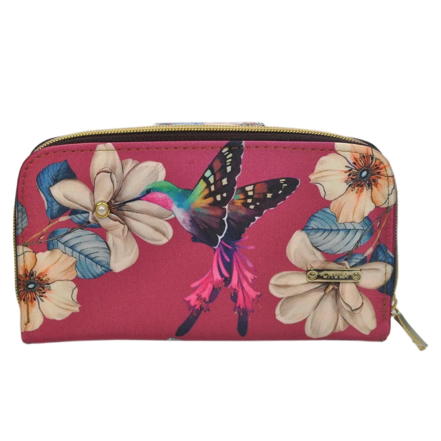 Billetera de mujer grande Colette Colibrí Magnolia | CHULA Tulum