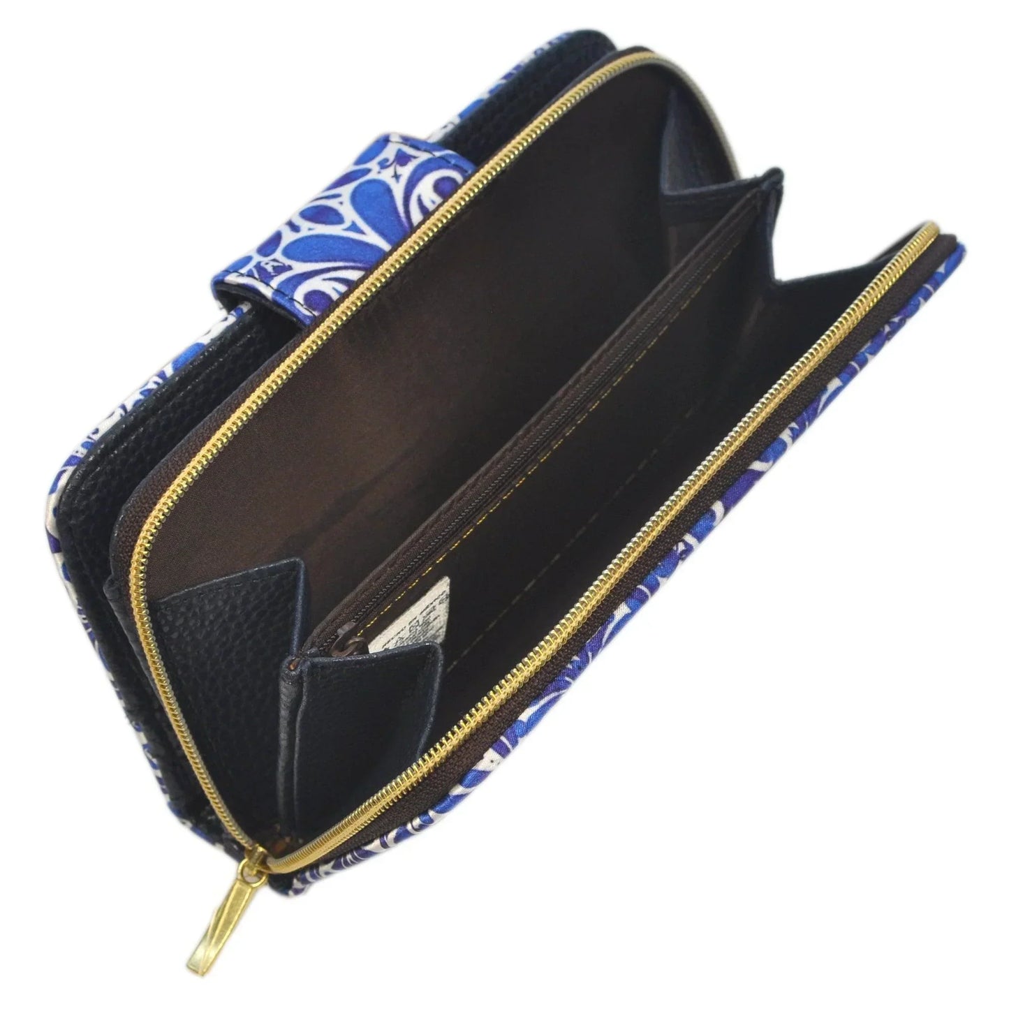 Billetera de mujer grande Colette Fuji azul | CHULA Tulum