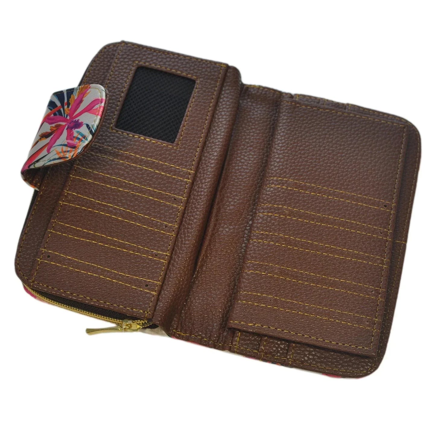 Billetera de mujer grande Colette Paraíso de Orquídeas | CHULA Tulum