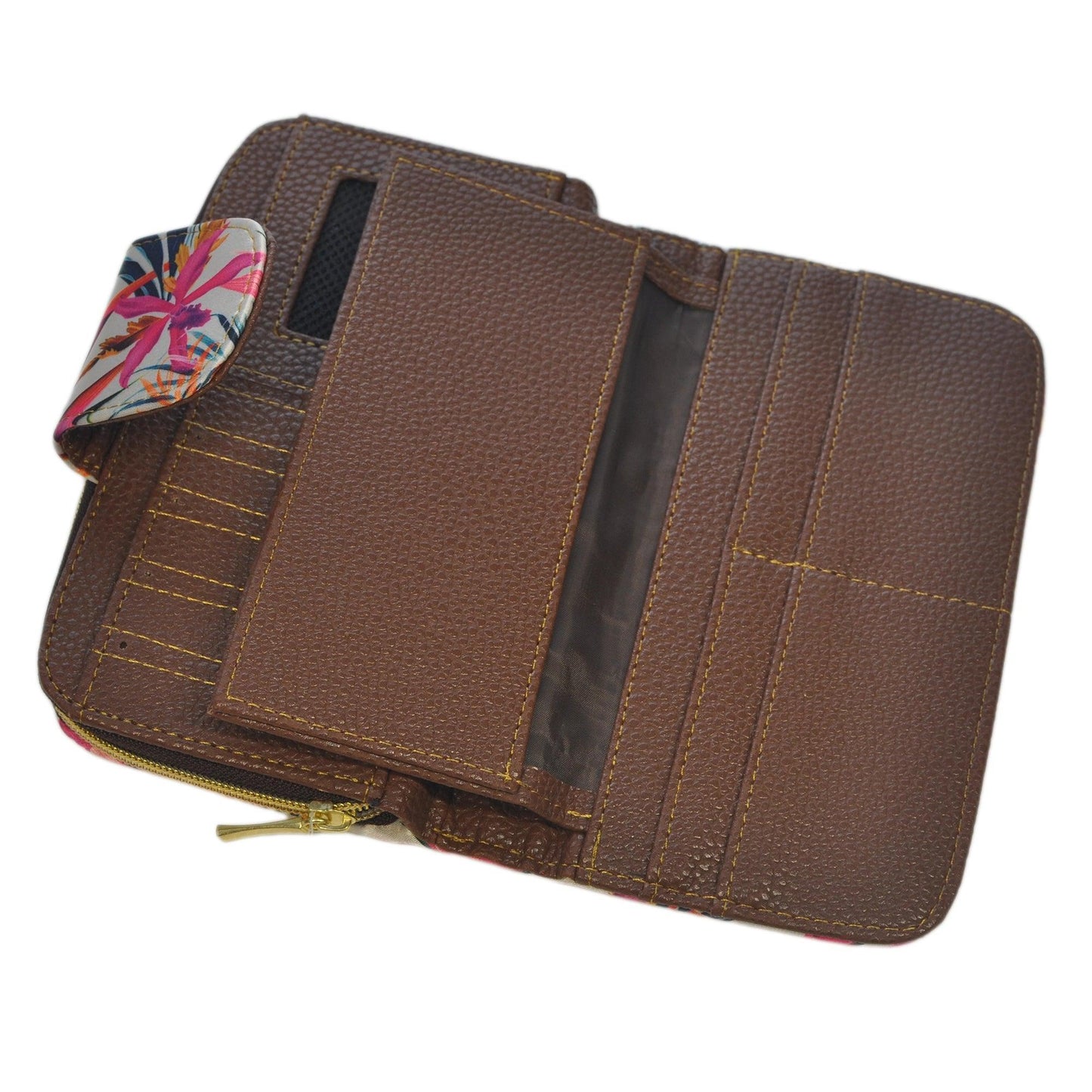 Billetera de mujer grande Colette Paraíso de Orquídeas | CHULA Tulum