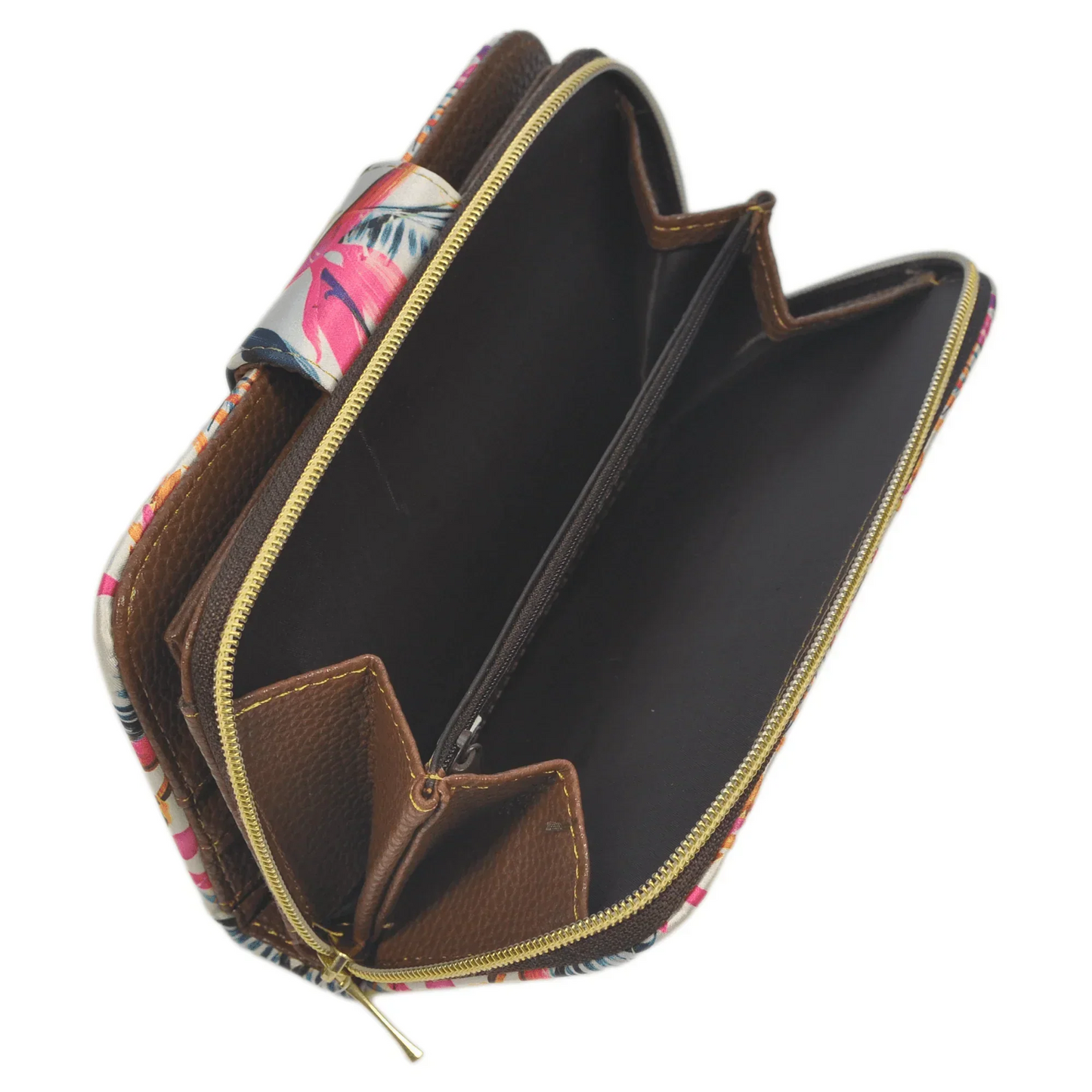 Billetera de mujer grande Colette Paraíso de Orquídeas | CHULA Tulum