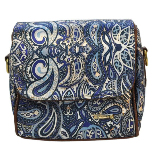 Bolso Bandolera Pequeño Mini Baúl Garigol Morado | CHULA Tulum