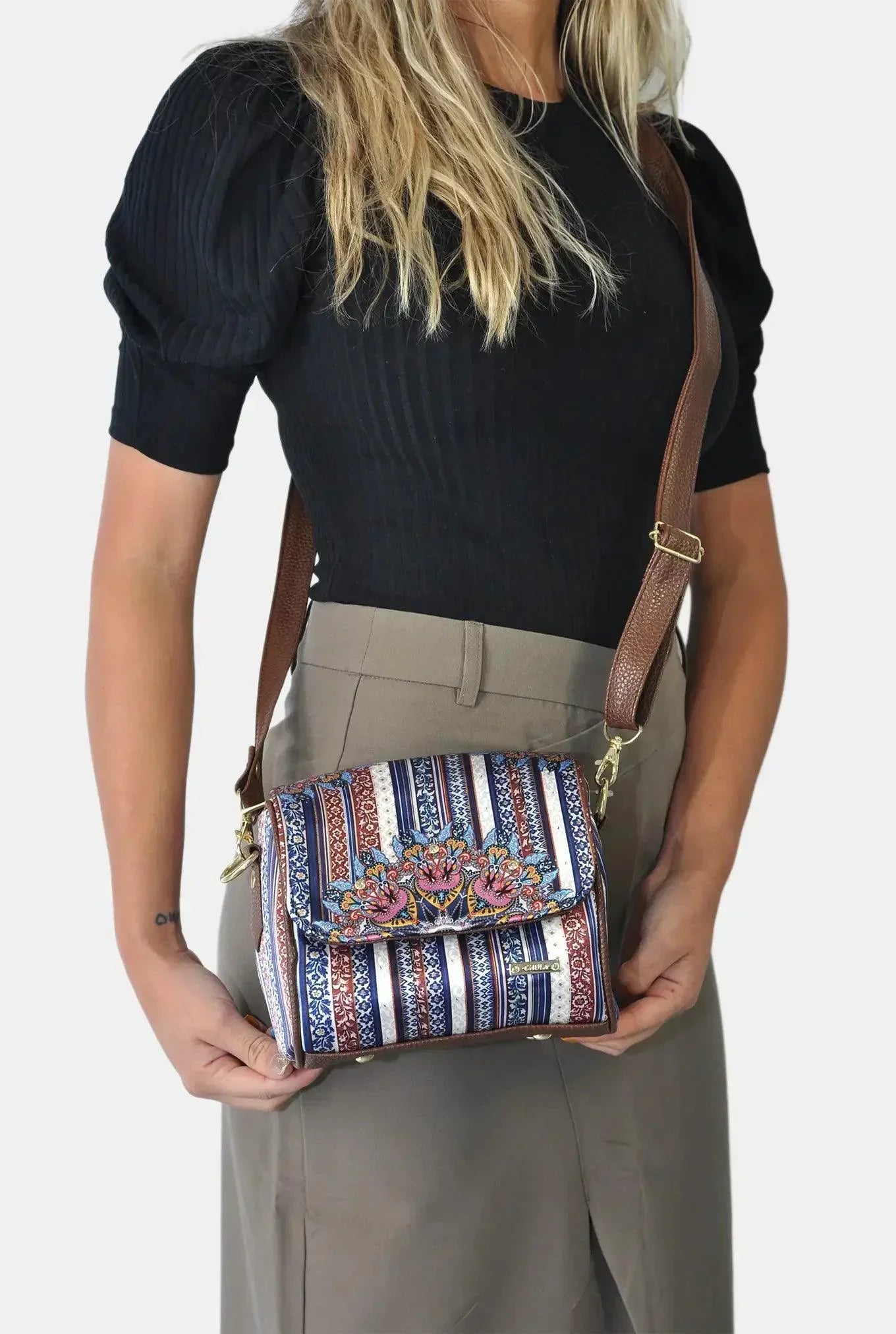 Bolso Bandolera Pequeño Mini Baúl Mandala Fancy | CHULA Tulum