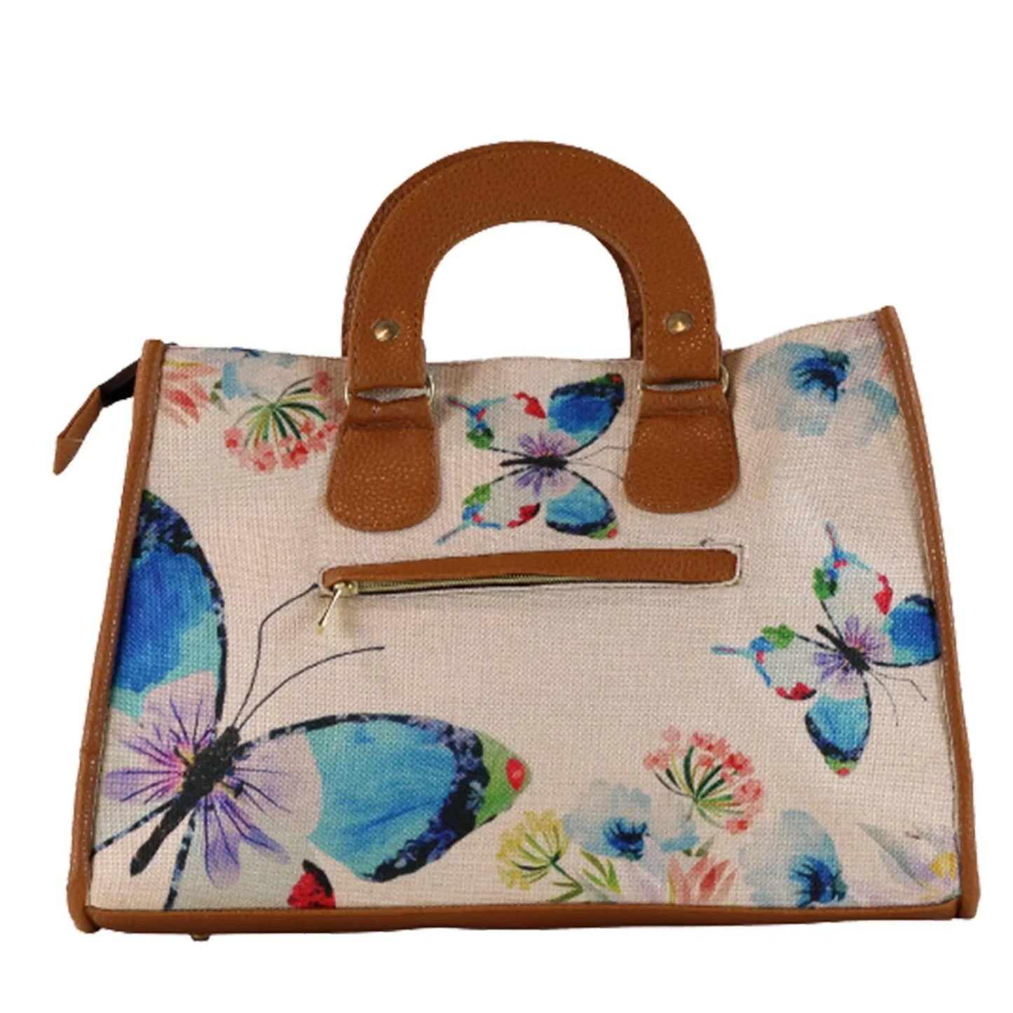 Bolso de mano y bandolera grande de mujer Basket Mariposa Magenta | CHULA Tulum