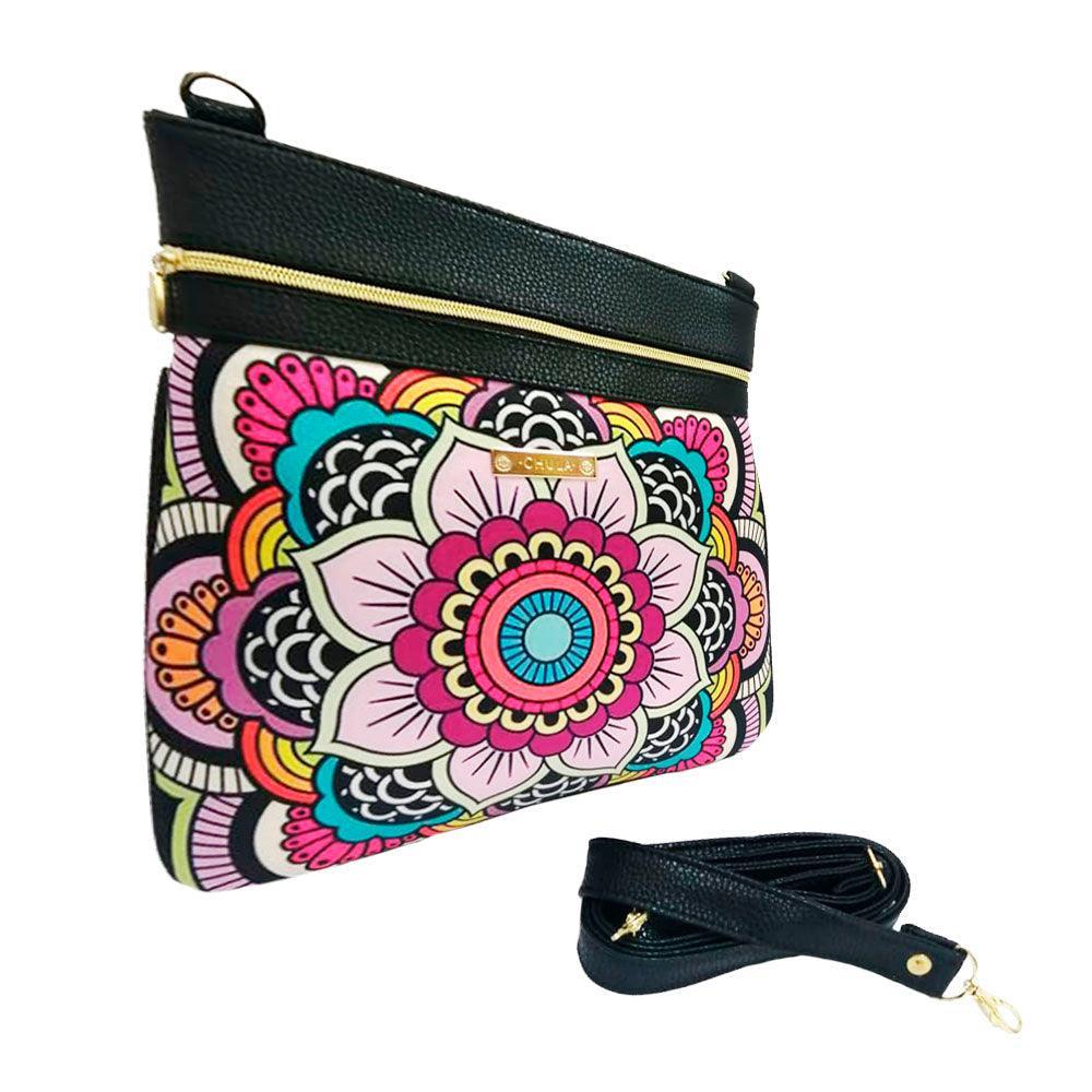 Bolso Bandolera mediano LIA Shoulder Mandala Arcoíris | CHULA Tulum