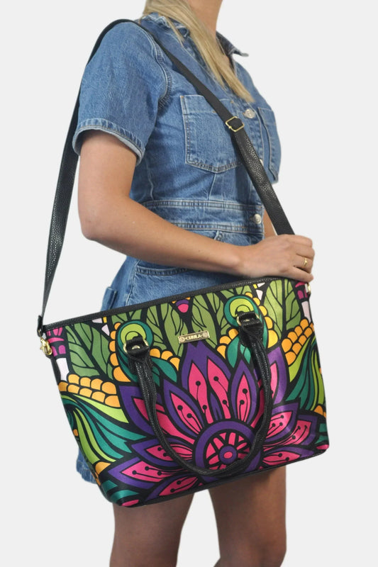Bolso de hombro y bandolera grande Tania Giselle | CHULA Tulum
